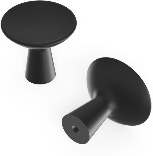 Maven Collection Knob 1-1/4'' Diameter Matte Black Finish H078776MB