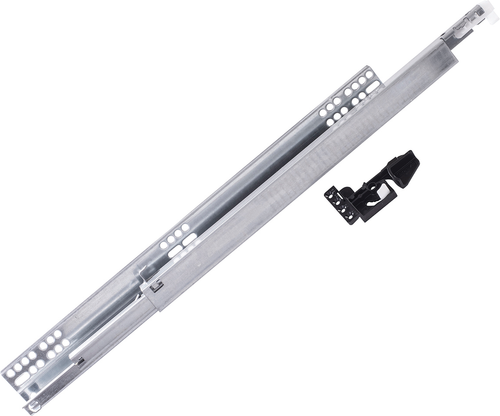 Drawer Slides Drawer Slide Undermount Soft Close 75 lb. Capacity Full Extension 18'' Cadmium Finish HH075213-2C