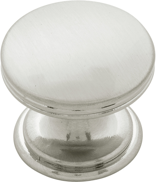 American Diner Collection Knob 1-3/8'' Diameter Satin Nickel Finish P2142-SN