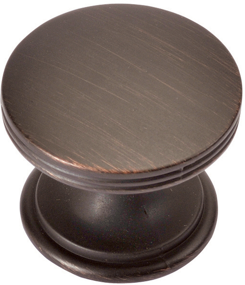 American Diner Collection Knob 1-3/8'' Diameter Vintage Bronze Finish P2142-VB