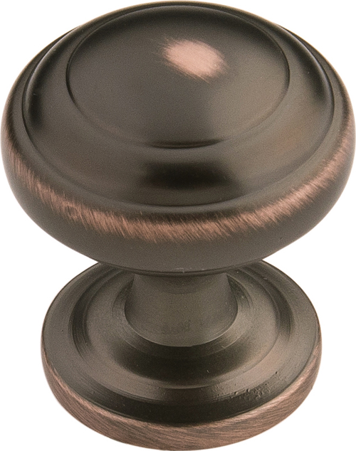 Zephyr Collection Knob 1'' Diameter Oil-Rubbed Bronze Highlighted Finish P2286-OBH