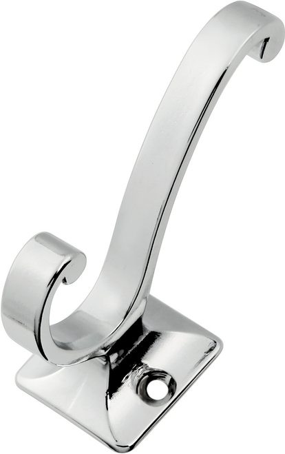Catania Collection Coat Hook Double 3/4'' cc Chrome Finish P25024-CH