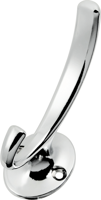 Luna Collection Coat Hook Double 7/8'' cc Chrome Finish P25025-CH