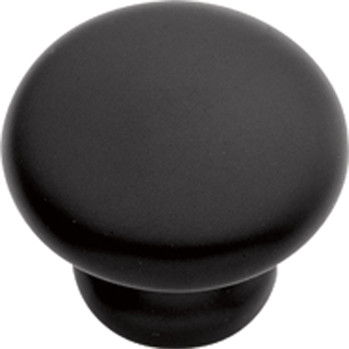 Modus Collection Knob 5/8'' Diameter Matte Black Finish P2816-MB