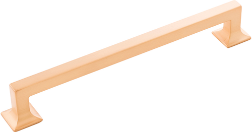 Studio Collection Pull 8-13/16'' cc Brushed Golden Brass Finish P3026-BGB