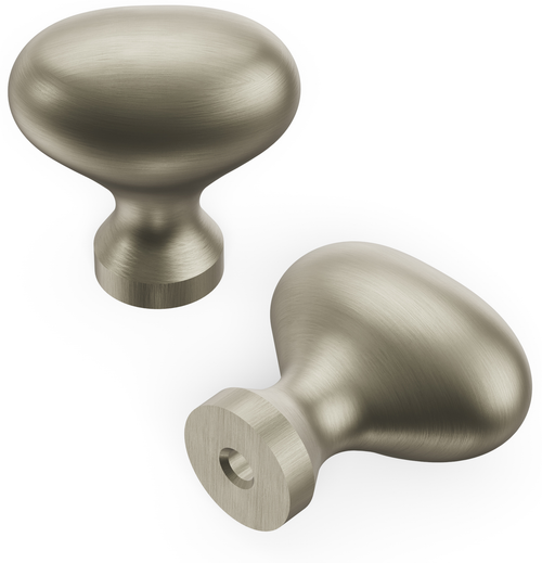 Williamsburg Collection Knob 1-1/4'' X 13/16'' Stainless Steel Finish P3054-SS