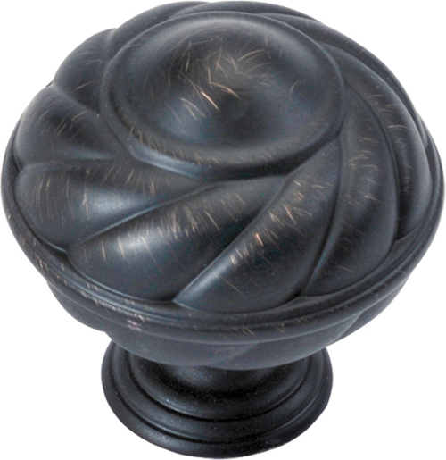 French Country Collection Knob 1-5/16'' Diameter Vintage Bronze Finish P3163-VB