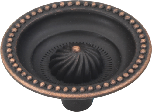 Roma Collection Knob 1-1/2'' Diameter Vintage Bronze Finish P3460-VB