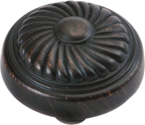 French Country Collection Knob 1-1/4'' Diameter Vintage Bronze Finish P7343-VB
