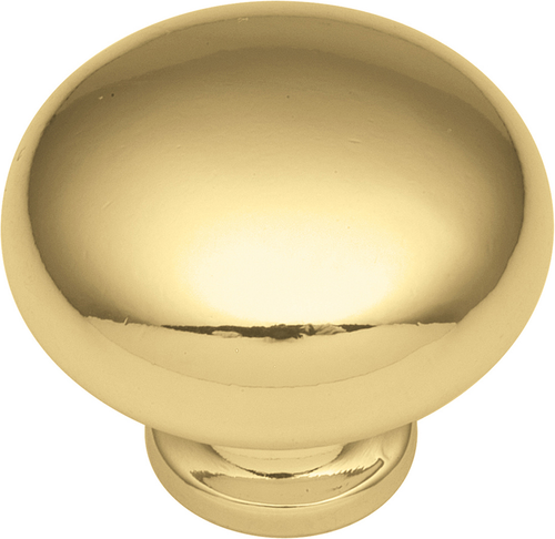 Williamsburg Collection Knob 1-1/4'' Diameter Polished Brass Finish P771-3
