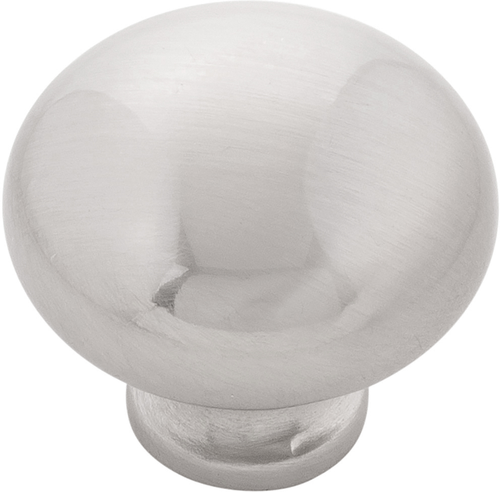 Cottage Collection Knob 1-1/4'' Diameter Satin Nickel Finish P771-SN