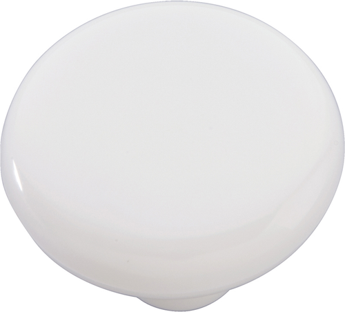 Wire Pulls Collection Knob 1-1/2'' Diameter White Finish P814-W