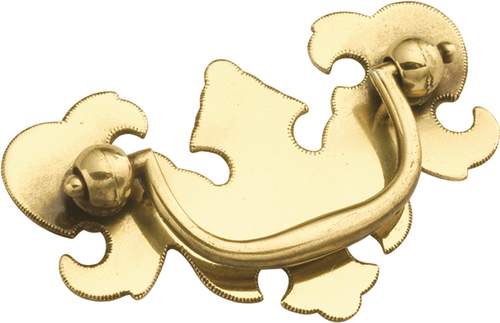 Manor House Collection Backplate Pull 2'' cc Lancaster Hand Polished Finish P8258-LP