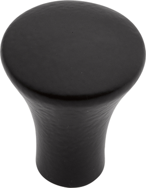 Metropolis Collection Knob 1'' Diameter Matte Black Finish PA0213-MB