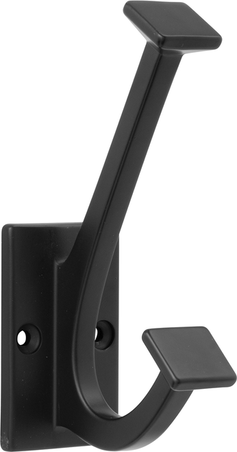 Skylight Collection Coat & Hat Hook 4-7/8'' Long Matte Black Finish S077192-MB