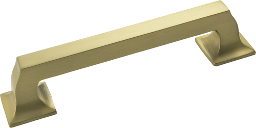 Studio II Collection Pull 5-1/16'' cc Brushed Golden Brass Finish B055552-BGB