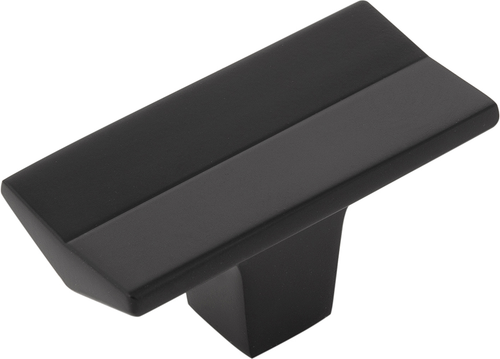 Avenue Collection Knob 2'' x 1'' Matte Black Finish B076087-MB