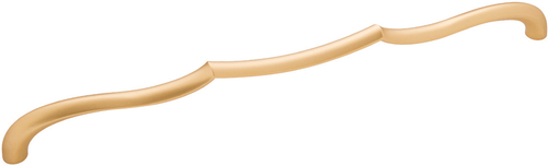 Trellis Collection Pull 12'' cc Brushed Golden Brass Finish B076145-BGB