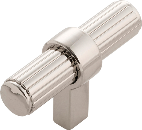 Sinclaire Collection T-Knob 2-3/8'' x 3/4'' Polished Nickel Finish B076886-14