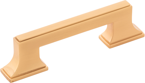 Brownstone Collection Pull 3'' & 3-3/4'' cc Brushed Golden Brass Finish B077461-BGB