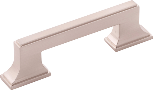 Brownstone Collection Pull 3'' & 3-3/4'' cc Satin Nickel Finish B077461-SN