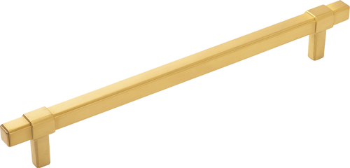 Monroe Collection Appliance Pull 12'' cc Brushed Golden Brass Finish B078832-BGB