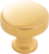 Piper Collection Knob 1-1/4'' Diameter Brushed Golden Brass Finish H077849BGB