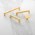 Skylight Collection Pull 3'' cc Brushed Golden Brass Finish HH075326-BGB