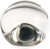 Crystal Palace Collection Knob 1-3/8'' Diameter Glass with Satin Nickel Finish HH075853-GLSN