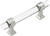 Crystal Palace Collection Pull 3'' cc Crysacrylic with Polished Nickel Finish HH075857-CA14