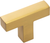 Skylight Collection T-Knob 1-5/8'' x 3/8'' Brushed Golden Brass Finish HH079668-BGB