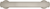 American Diner Collection Pull 3-3/4'' cc Satin Nickel Finish P2141-SN