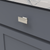 Bungalow Collection Knob 2-5/16'' x 1-1/16'' Satin Nickel Finish P2152-SN