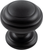 Zephyr Collection Knob 1-1/4'' Diameter Matte Black Finish P2283-MB