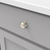 Williamsburg Collection Knob 1-1/4'' Diameter Satin Nickel Finish P3053-15