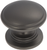 Williamsburg Collection Knob 1-1/4'' Diameter Black Mist Finish P3053-BM