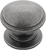 Williamsburg Collection Knob 1-1/4'' Diameter Black Nickel Vibed Finish P3053-BNV