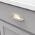 Cottage Collection Cup Pull 3'' cc Satin Nickel Finish P3077-SN