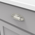 Cottage Collection Cup Pull 3'' cc Stainless Steel Finish P3077-SS