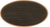 Luna Collection Knob Oval 1-5/8'' x 15/16'' Vintage Bronze Finish P3446-VB