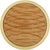 Woodgrain Collection Knob 1-5/16'' Diameter Polished Brass & Oak Finish P427-OAK