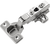 Hinge Concealed Half Overlay Frameless Self-Close Snap On Polished Nickel Finish P5111-14