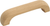 Natural Woodcraft Collection Pull 3-3/4'' cc Unfinished Wood Finish P687-UW