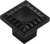 Bijou Astoria Collection Knob 1'' Square Matte Black Finish B056407-MB
