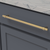 Sinclaire Collection Pull 12'' cc Brushed Golden Brass Finish B076894-BGB