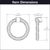Bijou Sybil Collection Ring Pull 2-7/8'' x 2-3/4'' Matte Black Finish B076986-MB