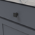 Brownstone Collection Knob 1-1/8'' Square Matte Black Finish B077458-MB