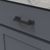 Brownstone Collection Pull 3'' & 3-3/4'' cc Matte Black Finish B077461-MB