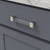 Belleclaire Collection Pull 5-1/16'' cc Crysacrylic with Satin Nickel Finish B077504-SN