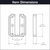 Coventry Collection Hook Backplate 1'' cc Satin Nickel Finish B078002SN